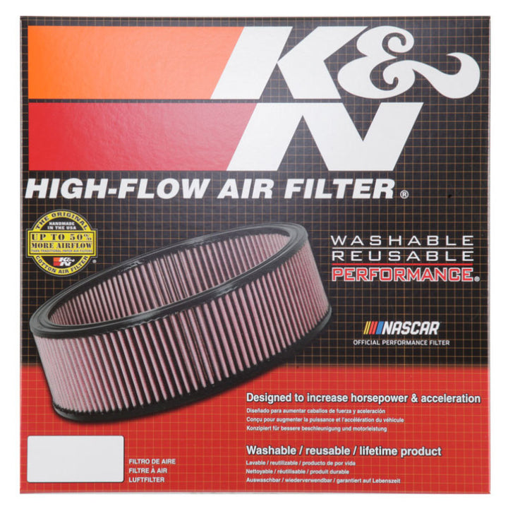 K&N Replacement Air Filter FORD CARS AND TRUCKS 1968-87 - Bull Strap