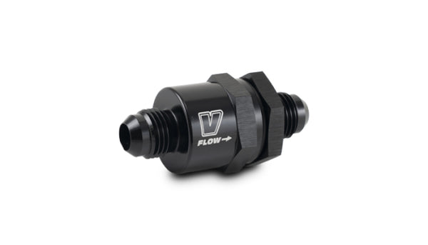 Vibrant One Way Check Valve w/-8AN Male Flare Fittings - Bull Strap