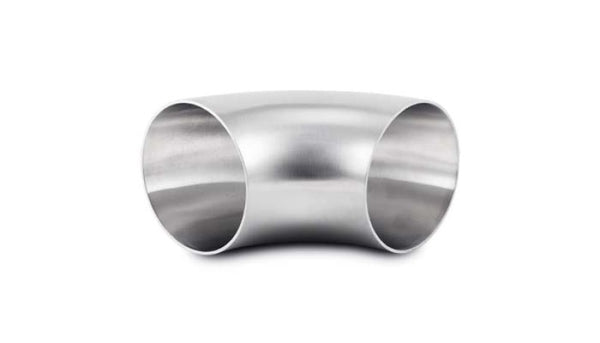 Vibrant 3in OD T304 SS 90 Deg Mandrel Bend (3in Centerline Radius) - Bull Strap
