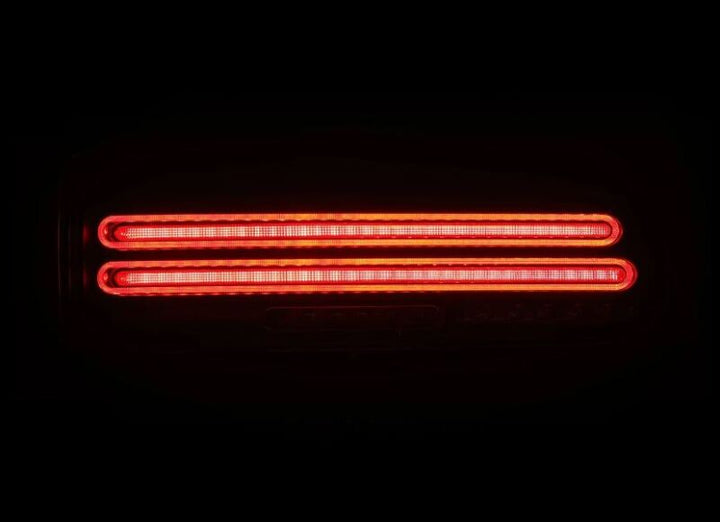 AlphaRex 23-25 Nissan Z Nova-Series Twin-Loop Style Prismatic LED Tail Lights - Black - Bull Strap