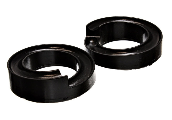 Energy Suspension Frnt.Spring Lift Isltr. 1.25in - Black - Bull Strap
