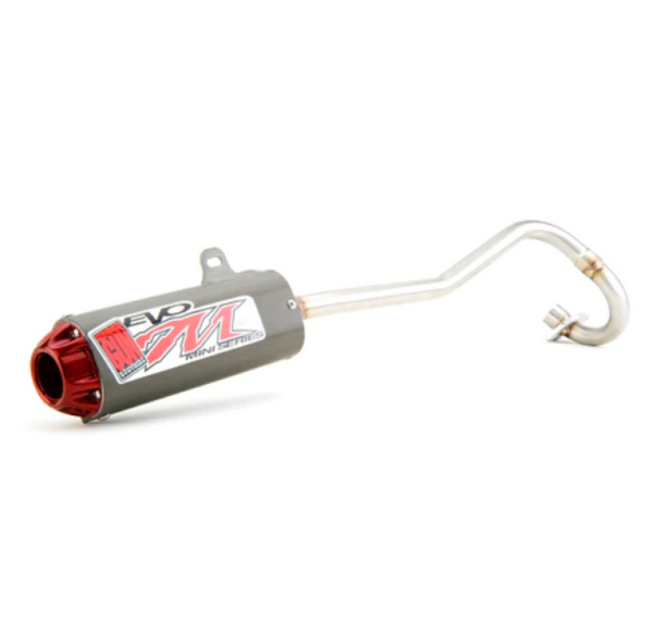 Big Gun 06-23 Yamaha TTR 50 Evo M Series Full System Exhaust - Bull Strap