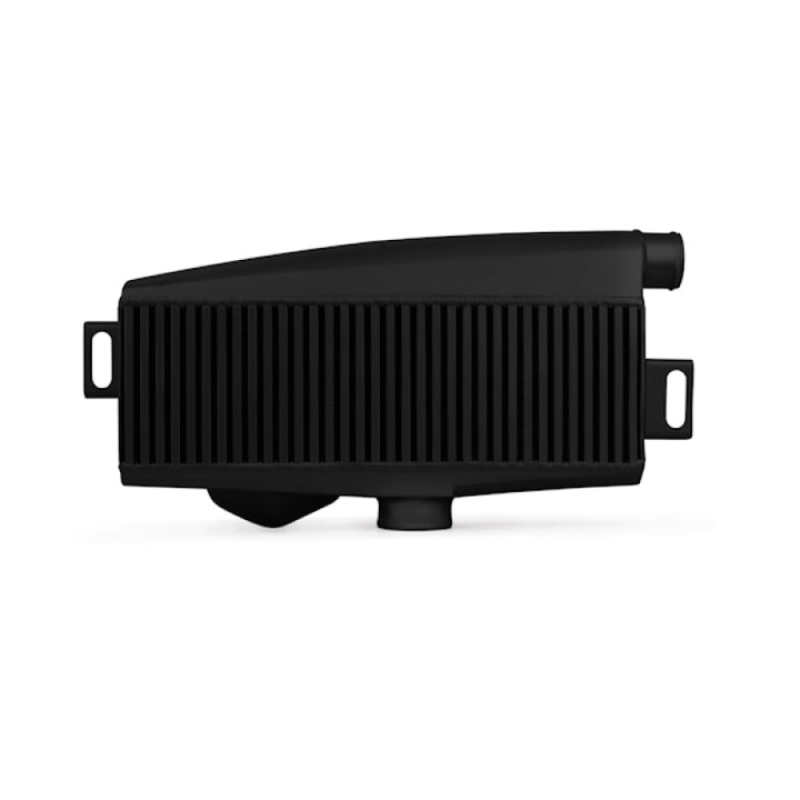 Mishimoto Subaru 02-07 WRX/04-07 STi Top-Mount Intercooler Kit - Powder Coated Black & Black Hoses - Bull Strap