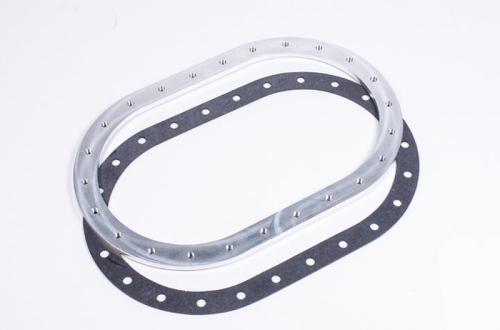Radium Engineering Fuel Cell Weld Flange 24-Bolt Aluminum - Bull Strap