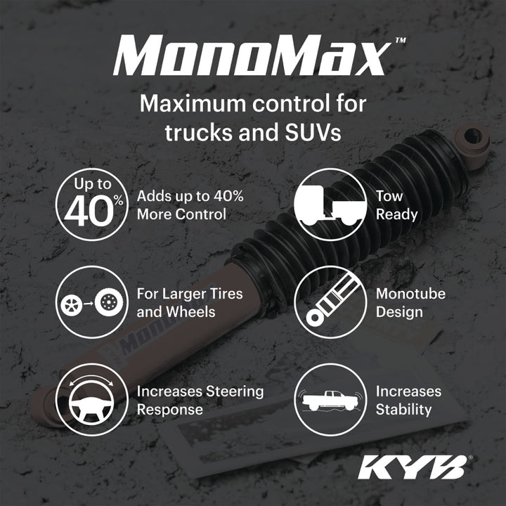 KYB Shocks & Struts Monomax Front CHEVROLET Avalanche 2500 2002-06 CHEVROLET Silverado C and R - Ser - Bull Strap