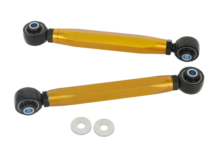 Whiteline 18+ Hyundai Veloster Rear Control Arm - Lower Front Arm (Pair) - Bull Strap