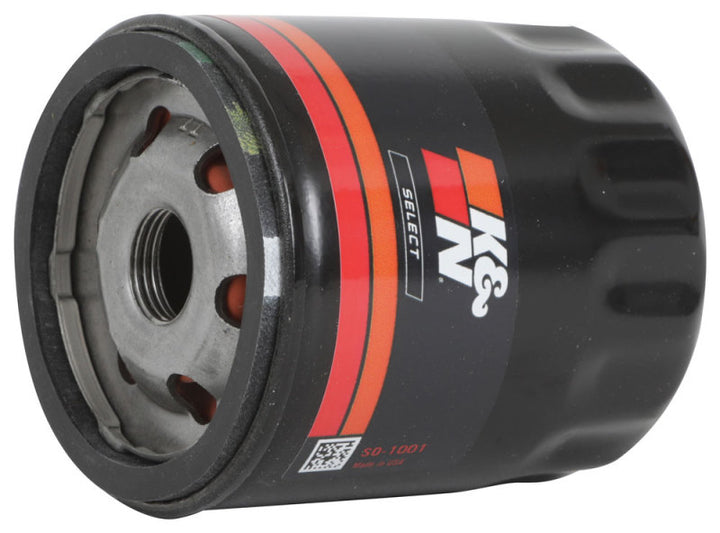 K&N 04-18 Chevrolet Aveo 1.6L L4 / 04-16 Chevrolet Tornado 1.8L L4 Spin-On Oil Filter - Bull Strap
