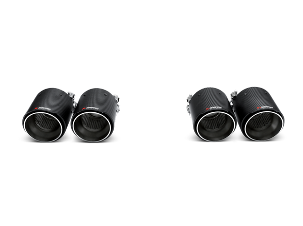 Akrapovic 14-17 BMW M3/M4 (F80/F82) Tail Pipe Set (Carbon) - Bull Strap