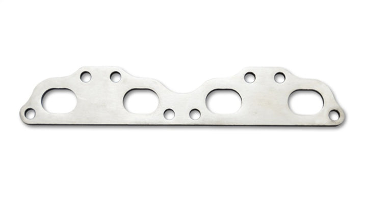 Vibrant Mild Steel Exhaust Manifold Flange for Nissan SR20 motor 1/2in Thick - Bull Strap