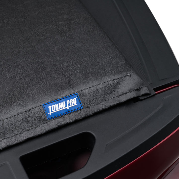 Tonno Pro 07-13 Chevy Silverado 1500 5.8ft Fleetside Lo-Roll Tonneau Cover - Bull Strap