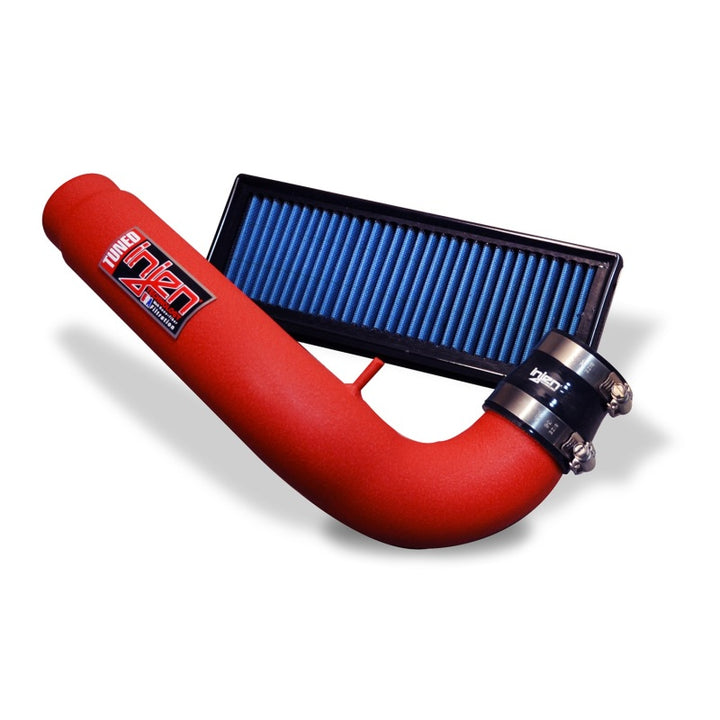 Injen 15-19 Fiat Abarth 1.4L Turbo 4Cyl Polished Short Ram Intake w/MR Tech - Bull Strap