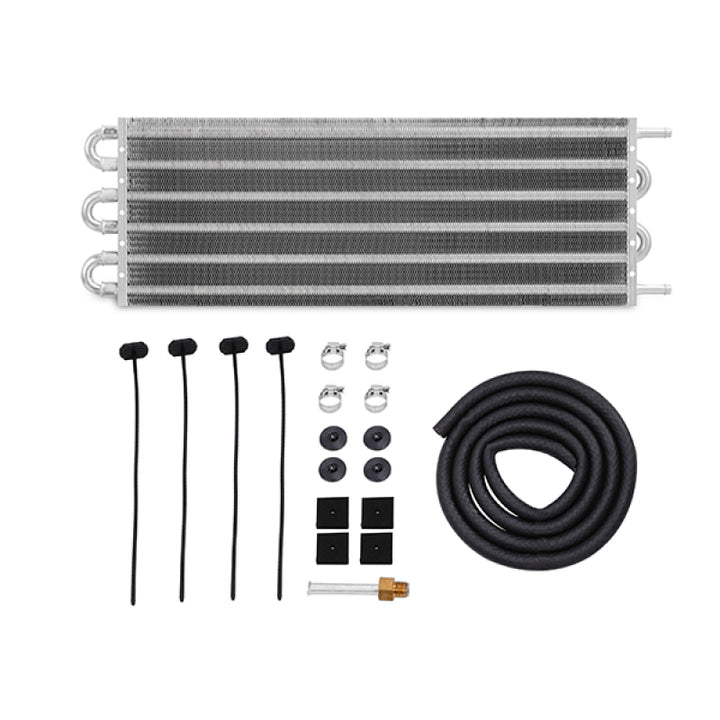 Mishimoto Universal Transmission Fluid Cooler - 20in x 7.5in x .75in - Bull Strap