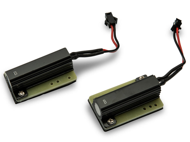 Raxiom 07-18 Jeep Wrangler JK Axial Series LED Front Turn Signals (Smoked) - Bull Strap