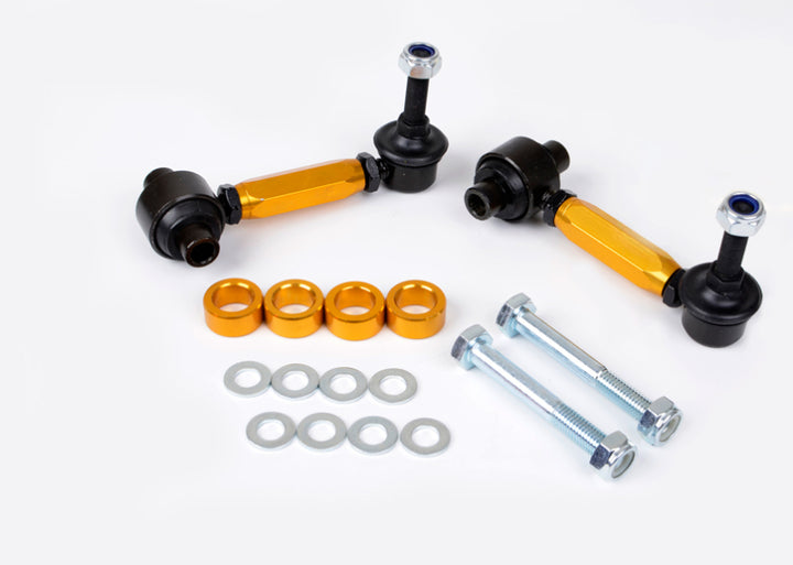 Whiteline 08-13 Subaru Forester SH Rear Sway Bar Link Assembly - Pair - Bull Strap