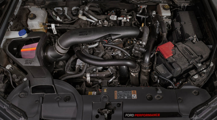 K&N 2024 Ford Ranger Raptor V6 3.0L NextGen Cold Air Intake - Bull Strap