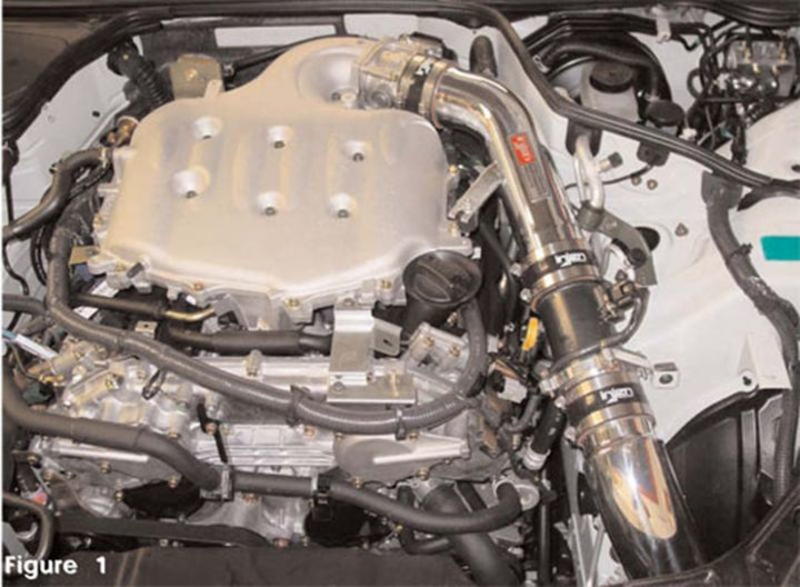 Injen 03-06 G35 AT/MT Sedan Polished Cold Air Intake - Bull Strap