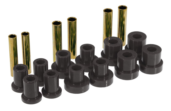 Prothane 88-91 Chevy Blazer/Suburban 4wd Front Spring Bushings - Black - Bull Strap