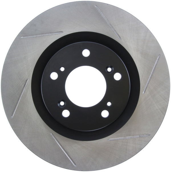 StopTech Power Slot SportStop 00-06 Honda S2000 Slotted Front Left Rotor - Bull Strap