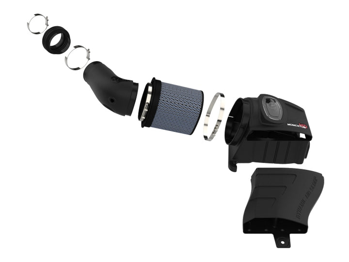 aFe POWER Momentum HD Cold Air Intake System w/ Pro 10R Media 94-97 Ford Powerstroke 7.3L - Bull Strap