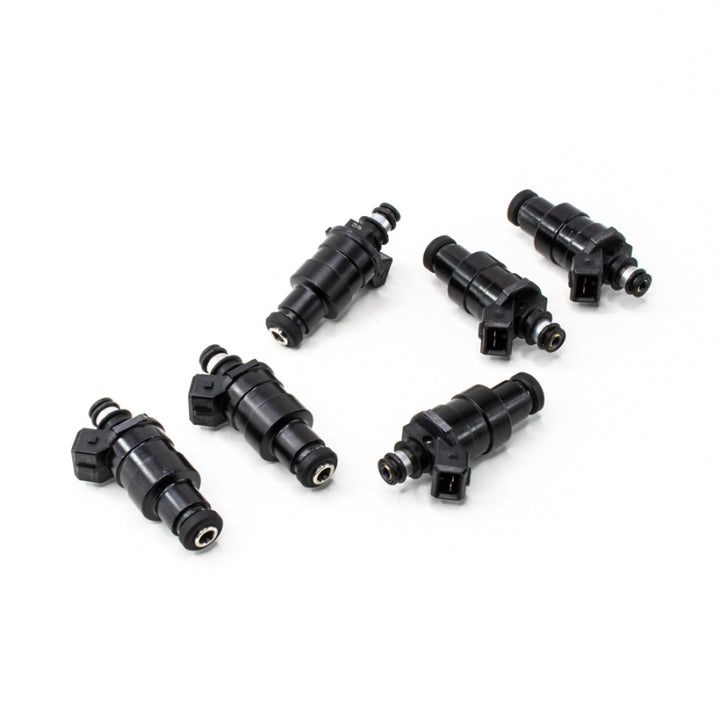DeatschWerks 89-02 Skyline GTR RB26DETT 550cc Top Feed Low Impedance Injectors - Bull Strap