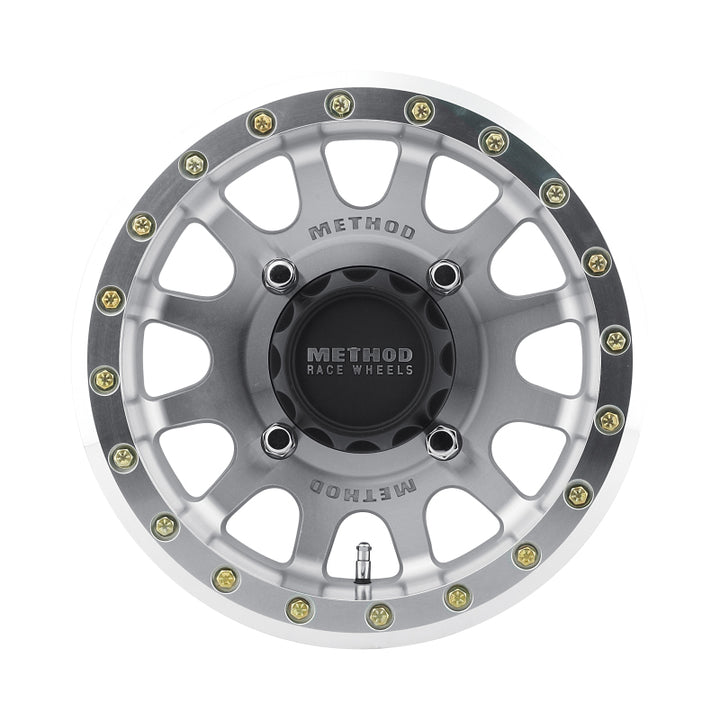 Method MR401 UTV Beadlock 14x7 / 5+2/38mm Offset / 4x136 / 106mm CB Machined - Raw Wheel - Bull Strap