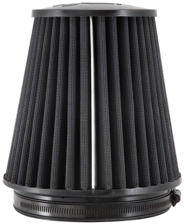 K&N Universal Rubber Filter Round Tapered 6in Flange ID x 7.5in Base OD x 5.25in Top OD x 8in Height - Bull Strap