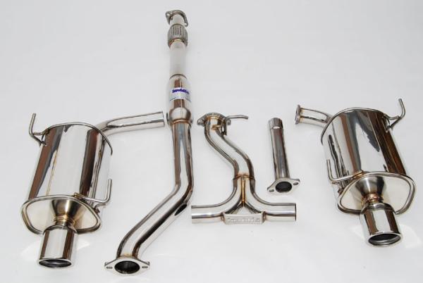 Invidia 10-12 Subaru Legacy Dual Q300 Cat-back Exhaust - Bull Strap