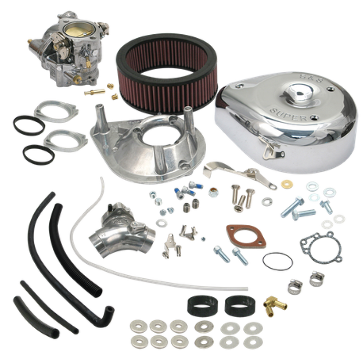 S&S Cycle 84-92 BT Models Super E Carburetor Kit - Bull Strap