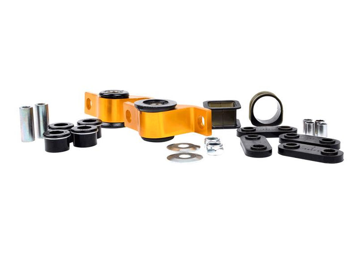 Whiteline Plus 3/08+ Dodge Challenger / 11/05+ Charger Rear Upper Control/Radius Arm Bushing Kit - Bull Strap