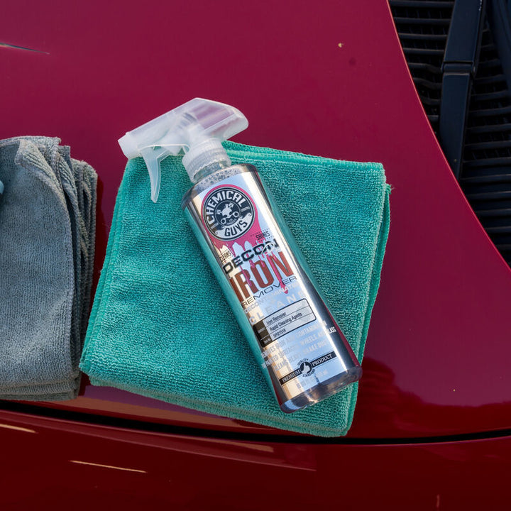 Chemical Guys DeCon Pro Iron Remover & Wheel Cleaner - 16oz - Bull Strap