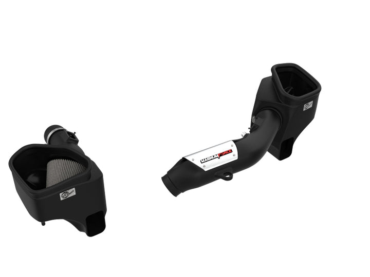 aFe POWER Magnum FORCE Stage-2 Pro DRY S Cold Air Intake System 15-19 BMW M3/M4 3.0L - Bull Strap