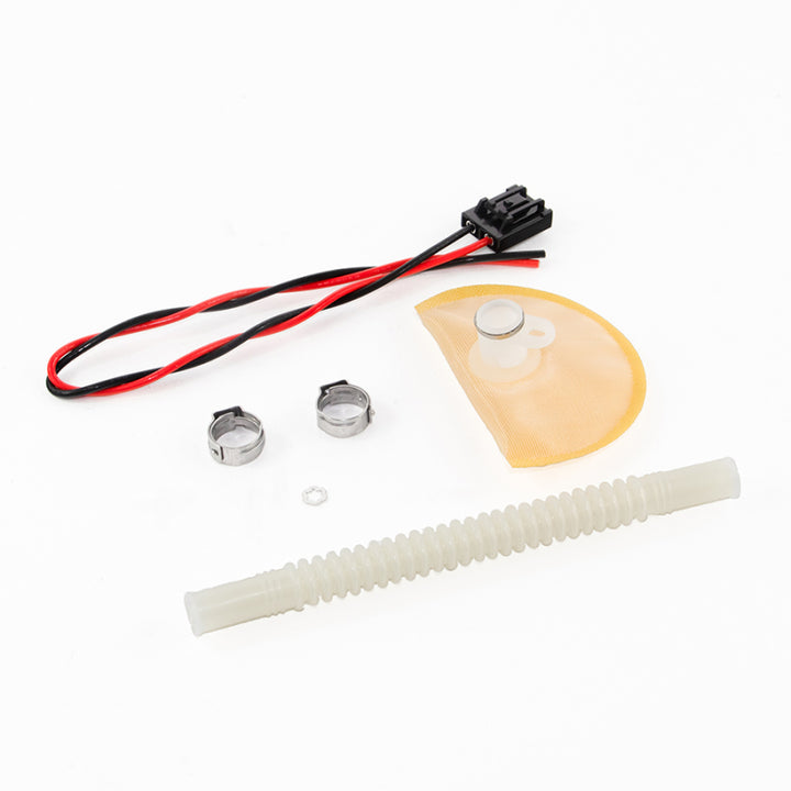 DeatschWerks 09+ Nissan 370Z / 08+ Infiniti G37 DW200 / DW300 Fuel Pump Set Up Kit - Bull Strap