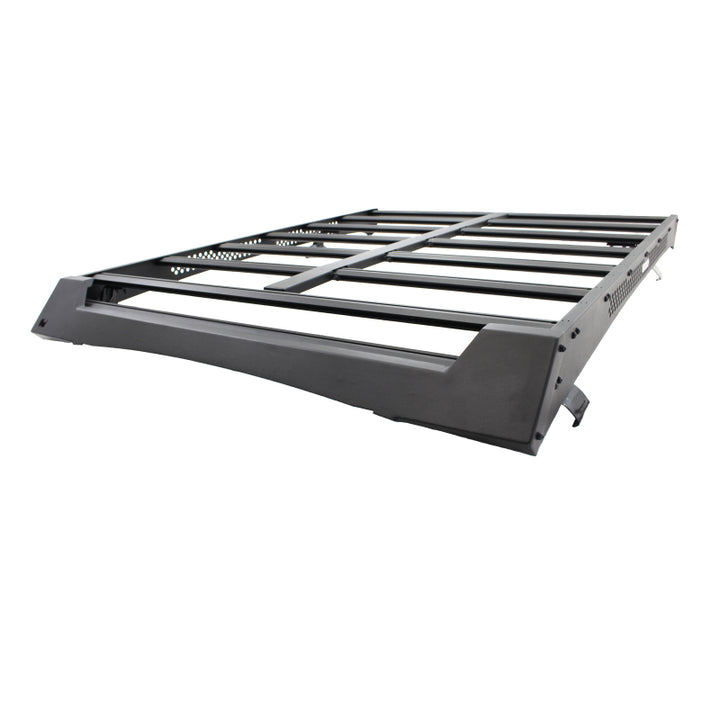 Go Rhino 19-23 Chevrolet/GMC Silverado/Sierra 1500 CC Ceros Low Profile Roof Rack - Tex. Blk - Bull Strap