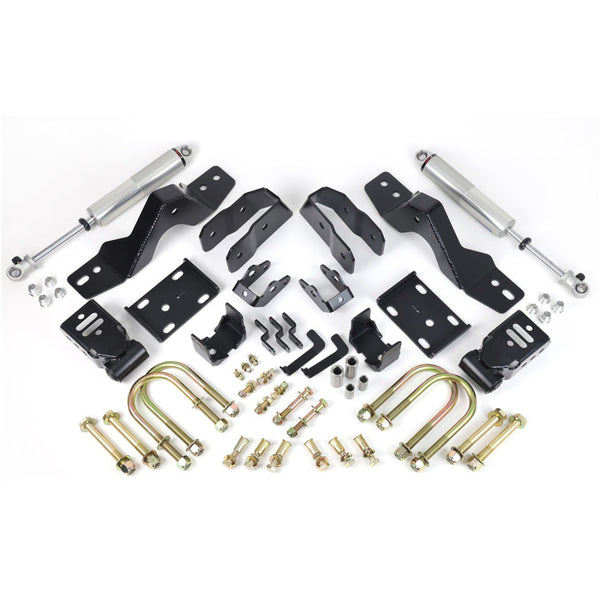 Ridetech 19-23 Silverado/Sierra 2WD/4WD Rear 4in Lowering Kit - Bull Strap
