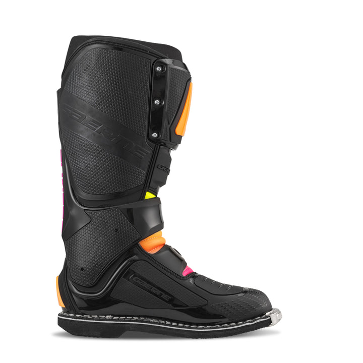 Gaerne SG12 Limited Edition Boot Black/Orange/Pink - Size 11 - Bull Strap
