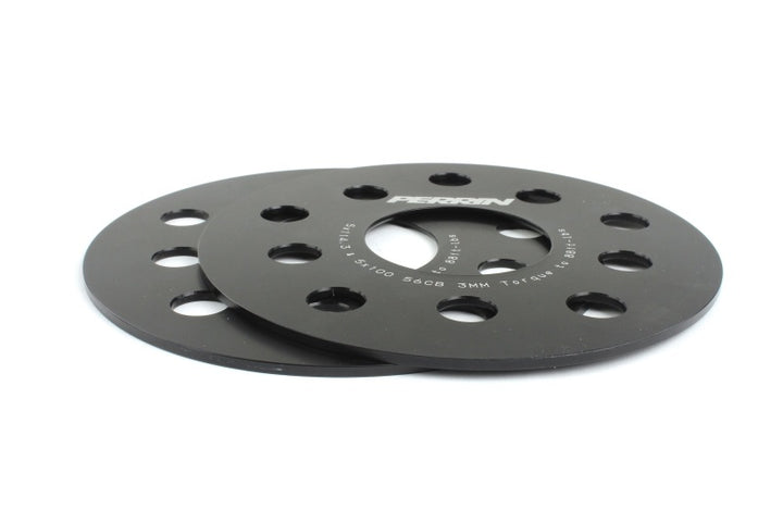 PERRIN Subaru/Toyota/Scion 3mm Wheel Spacers (Slip-On Style/No Studs) 5x114.3/5x100 56mm CB - Pair - Bull Strap