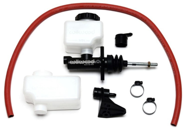 Wilwood Short Remote M/C Kit 13/16in Bore 3/8in-24 Banjo Outlet - Bull Strap
