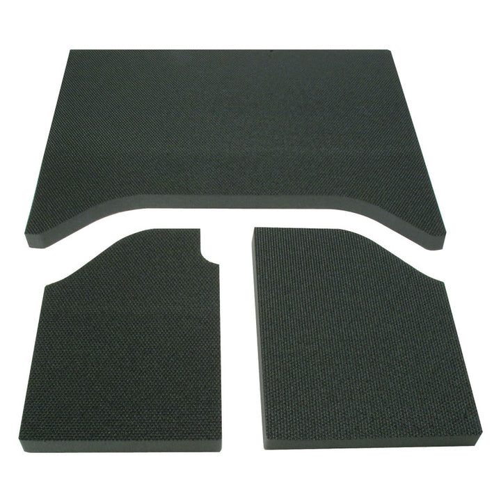 DEI 07-10 Jeep Wrangler JK 2-Door Boom Mat Headliner - 3 Piece - Black - Bull Strap