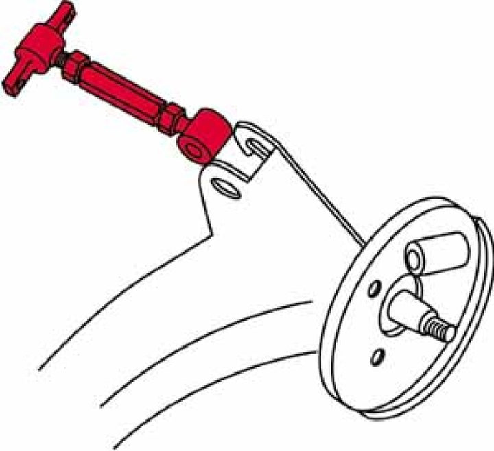 SPC Performance 88-00 Honda Civic/90-01 Acura Integra Rear EZ Arm XR Adjustable Control Arm - Bull Strap