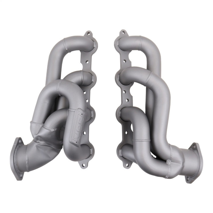 BBK 10-15 Camaro LS3 L99 Shorty Tuned Length Exhaust Headers - 1-3/4 Titanium Ceramic - Bull Strap