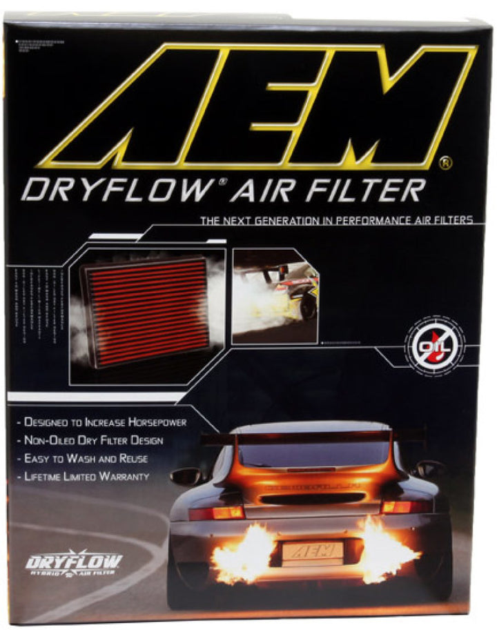 AEM 13-20 Nissan Sentra 1.8L DryFlow Air Filter - Bull Strap