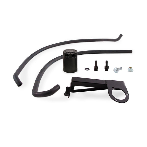 Mishimoto 2013+ Ford Focus ST Baffled Oil Catch Can Kit - Black - Bull Strap