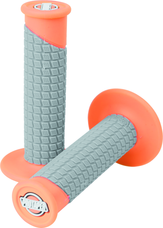 ProTaper Clamp-On Pillow Top Grips - Neon Orange/Gray - Bull Strap