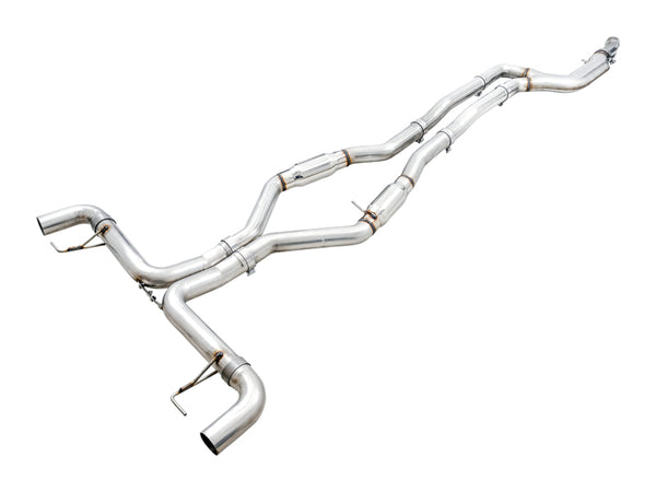 AWE Tuning 2019+ BMW M340i (G20) Track Edition Exhaust (Use OE Tips) - Bull Strap