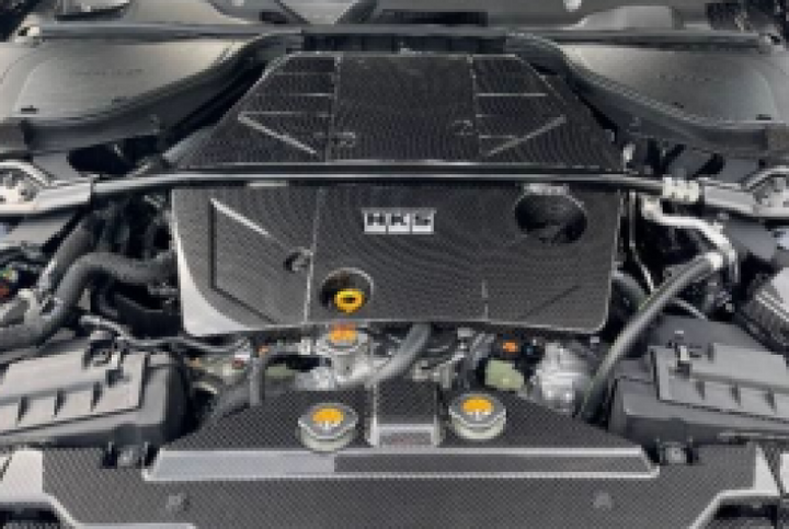 HKS 2023 Nissan Z Dry Carbon Engine Cover - Bull Strap