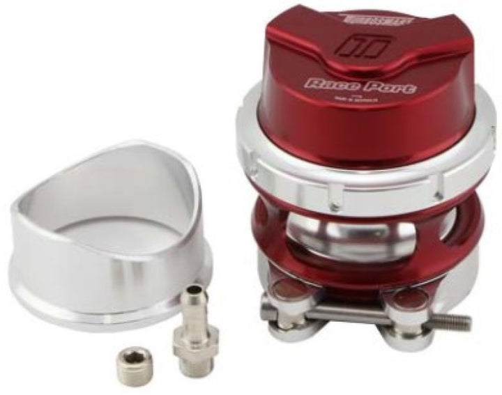 Turbosmart BOV Race Port Female Gen-V Red - No Weld Flange - Bull Strap