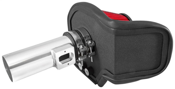 Spectre 11-15 Chevy Cruze 1.4L Air Intake Kit - Polished w/Red Filter - Bull Strap