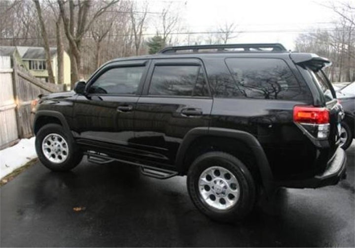 N-Fab Nerf Step 03-09 Toyota 4 Runner SUV 4 Door - Tex. Black - W2W - SRW - 2in - Bull Strap