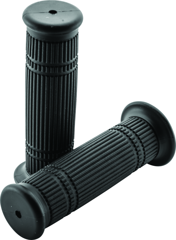 BikeMaster Splined Grips - Black - Bull Strap