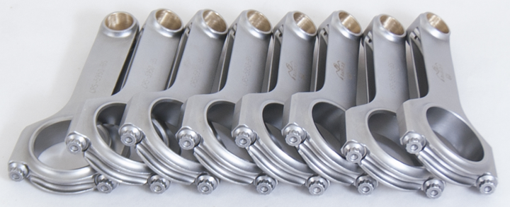 Eagle Mitsubishi 4G63 6-Bolt w/ 22mm Pin for Newer Pistons H-Beam Connecting Rods (Set of 4) - Bull Strap